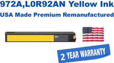 972A,L0R92AN Yellow Premium USA Made Remanufactured ink