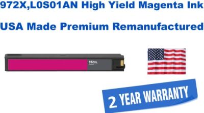 972X,L0S01AN High Yield Magenta Premium USA Made Remanufactured ink