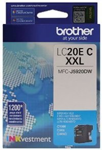 Genuine Brother LC20EC Cyan Ink Cartridge