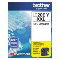 Genuine Brother LC20EY Yellow Ink Cartridge