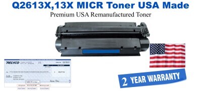 Q2613X,13X MICR USA Made Remanufactured toner