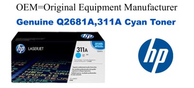 Q2681A,311A Genuine Cyan HP Toner