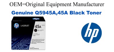 Q5945A,45A Genuine Black HP Toner