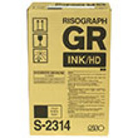 Genuine Risograph S-2314 Black Ink Cartridge