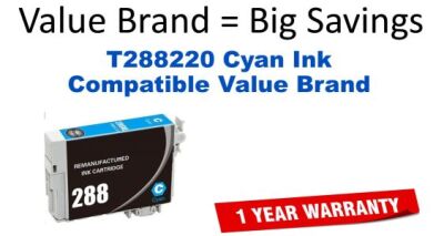 EPSON T288 Cyan Remanufactured Ink Cartridge (T288220)