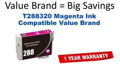 EPSON T288 Magenta Remanufactured Ink Cartridge (T288320)