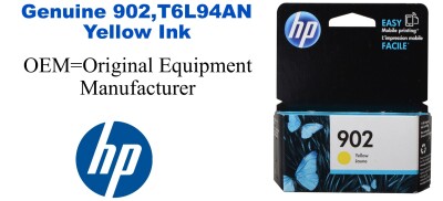 902,T6L94AN Genuine Yellow HP Ink