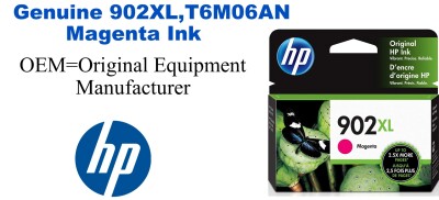 902XL,T6M06AN Genuine High Yield Magenta HP Ink