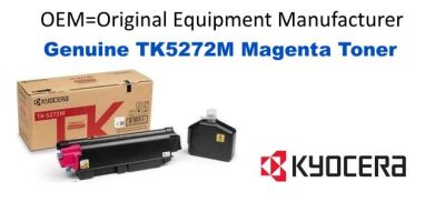 Genuine Kyocera Mita TK5272M Magenta Toner
