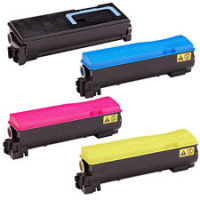 Kyocera TK572 Compatible - 4 Color Toner Cartridge Set 