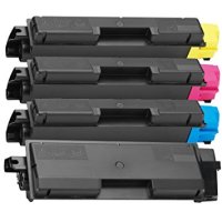 Kyocera TK582 Compatible - 4 Color Toner Cartridge Set 