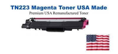 TN223M Magenta Premium USA Remanufactured Brand Toner