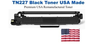 TN227BK Black Premium USA Remanufactured Brand Toner