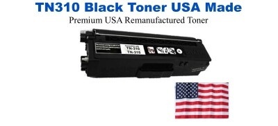 TN310BK Black Premium USA Remanufactured Brand Toner