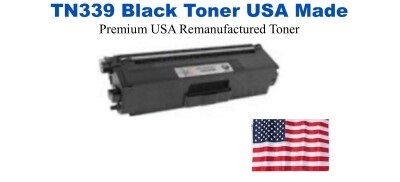 TN339BK Black Premium USA Remanufactured Brand Toner