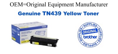 TN439Y Yellow Genuine Brother toner