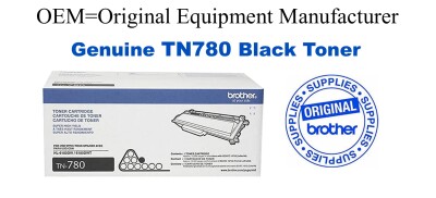 TN780 Black Genuine Brother toner