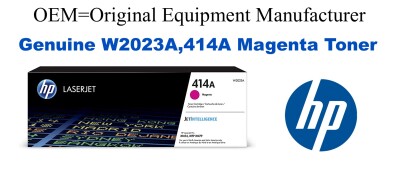 W2023A,414A Genuine Magenta HP Toner